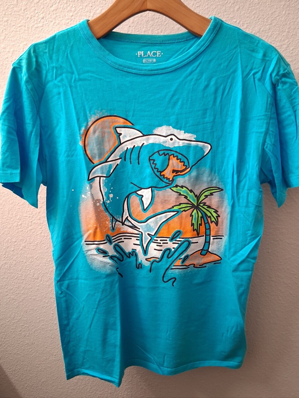 Shark T Shirt Boys XXL